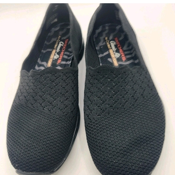 Skechers Seager Stat Black Slip On Shoes Classic Fit Womens Size 9 - Picture 3 of 9
